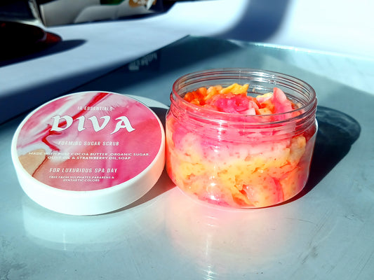 DIVA WHIPPED FOAMING SUGAR BODY SCRUB ✨️